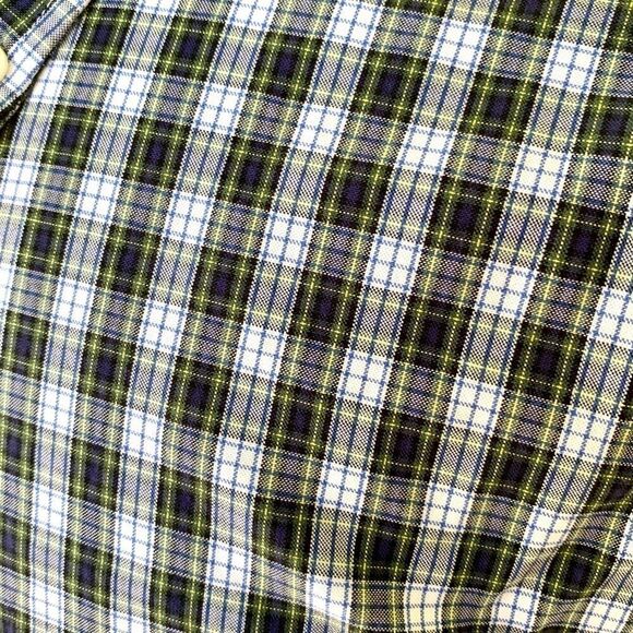 Jack Spade Green Plaid Shirt. Size 16 - Picture 4 of 9